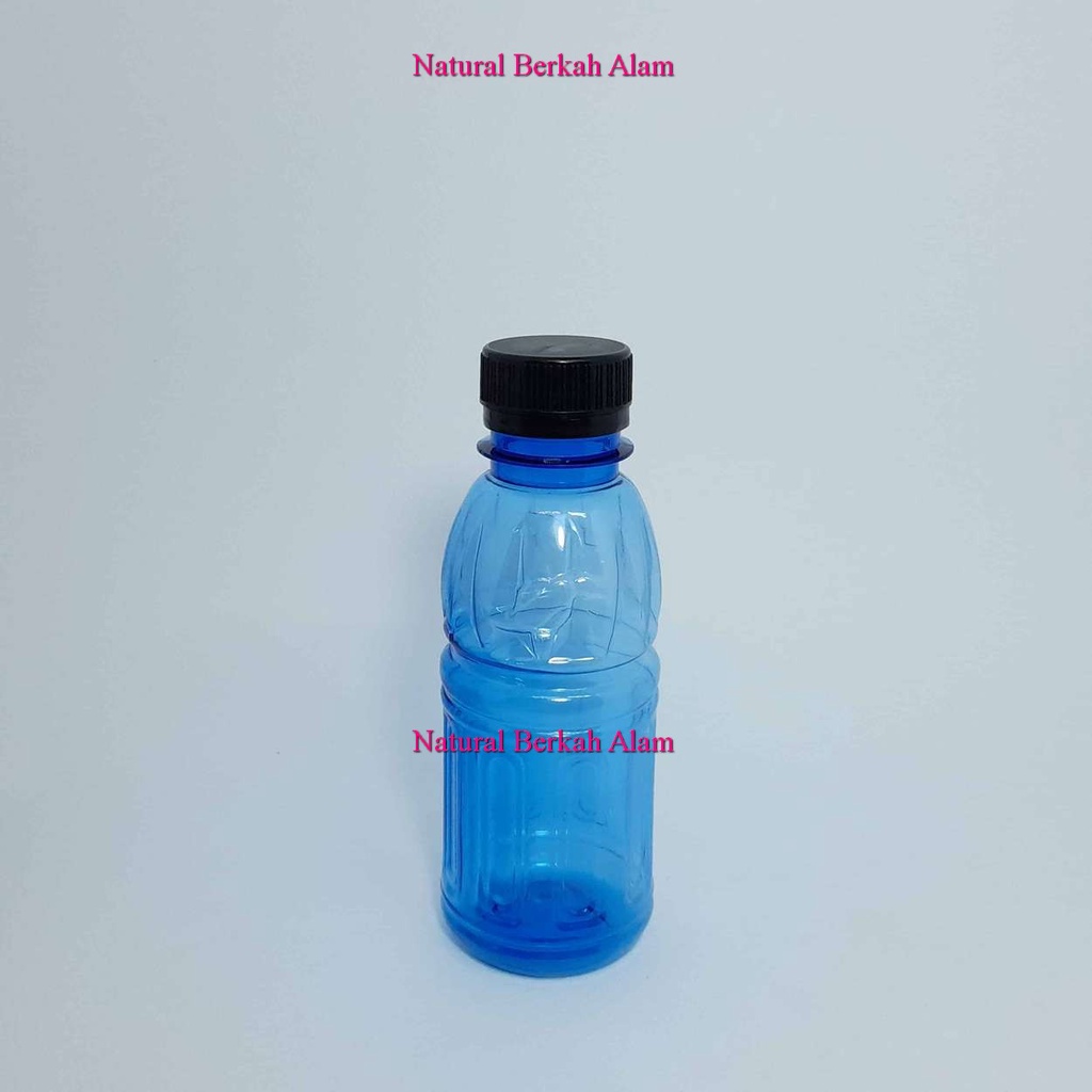 Jual Botol Pet 220 Ml Bulat Biru Transparant Tutup Pet LN 30 / Botol ...