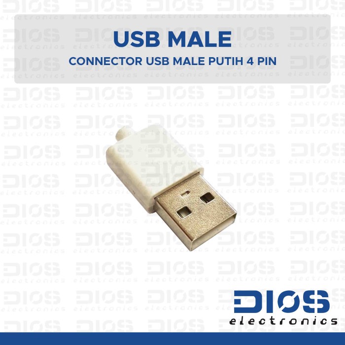 Jual Connector USB Male Putih 4 PIN | Shopee Indonesia