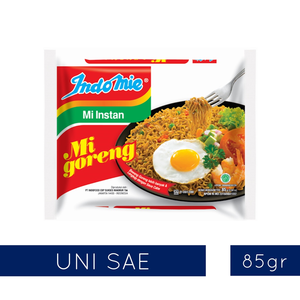 Jual Indomie Goreng Rasa Original 85 Gram - Indomie Goreng Original ...