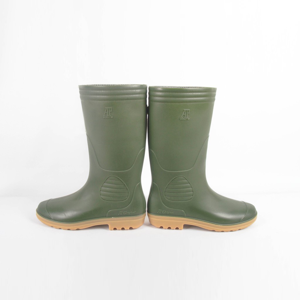 Jual Sepatu Boot Tinggi AP BOOTS AP 9506 HIJAU KARET KEBUN PETANI ...