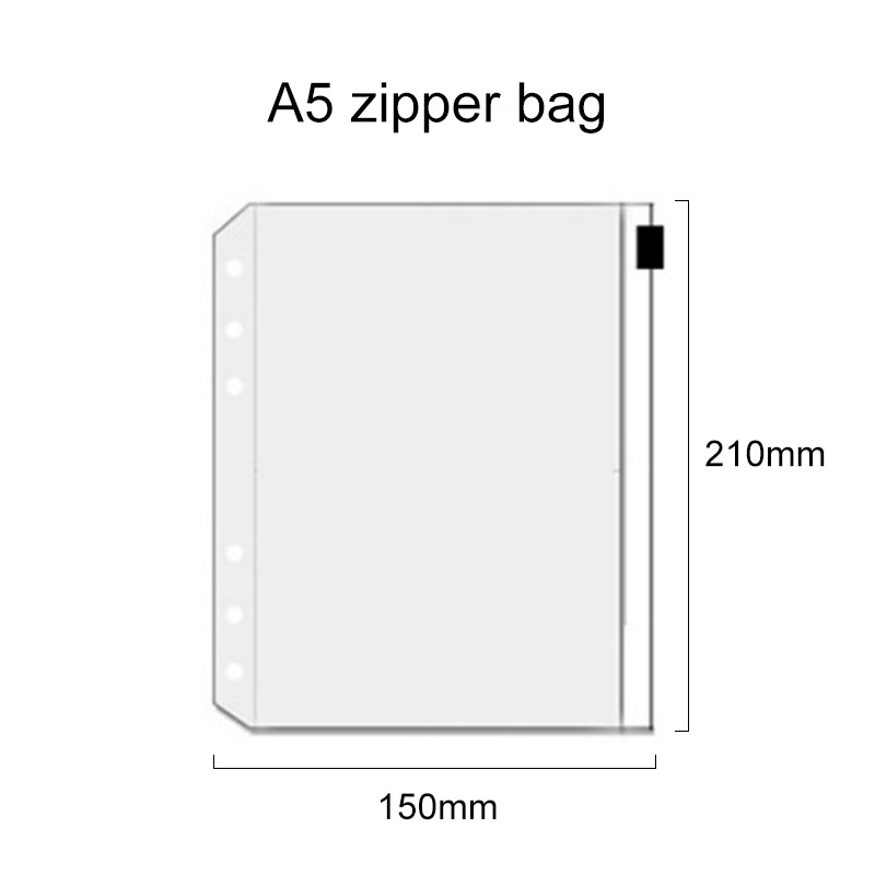 Jual COD A5/A6 Bening PVC Tahan Air Lepas Tas Pengikat Ritsleting File ...