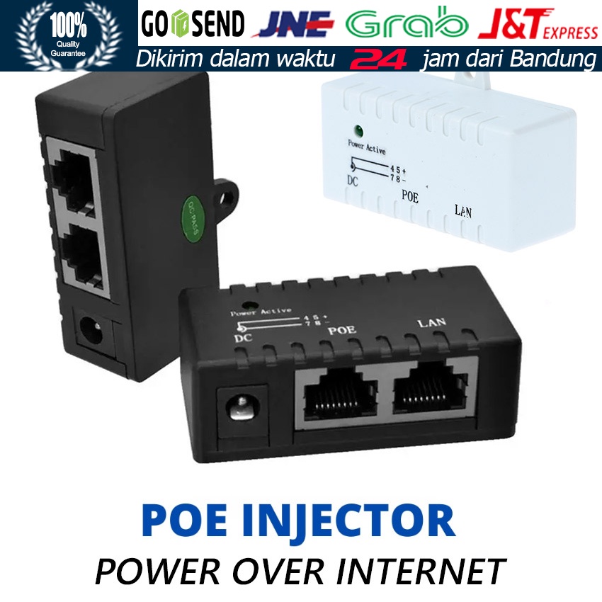 Jual Poe Gigabit Passive / Poe Gigabit Adapter / POE Kotak / Power Over ...