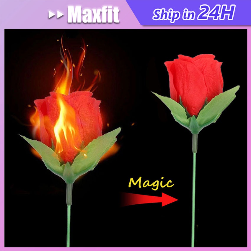 Jual Alat Sulap Bunga Mawar Api Torch To Rose Flower Magic | Shopee ...