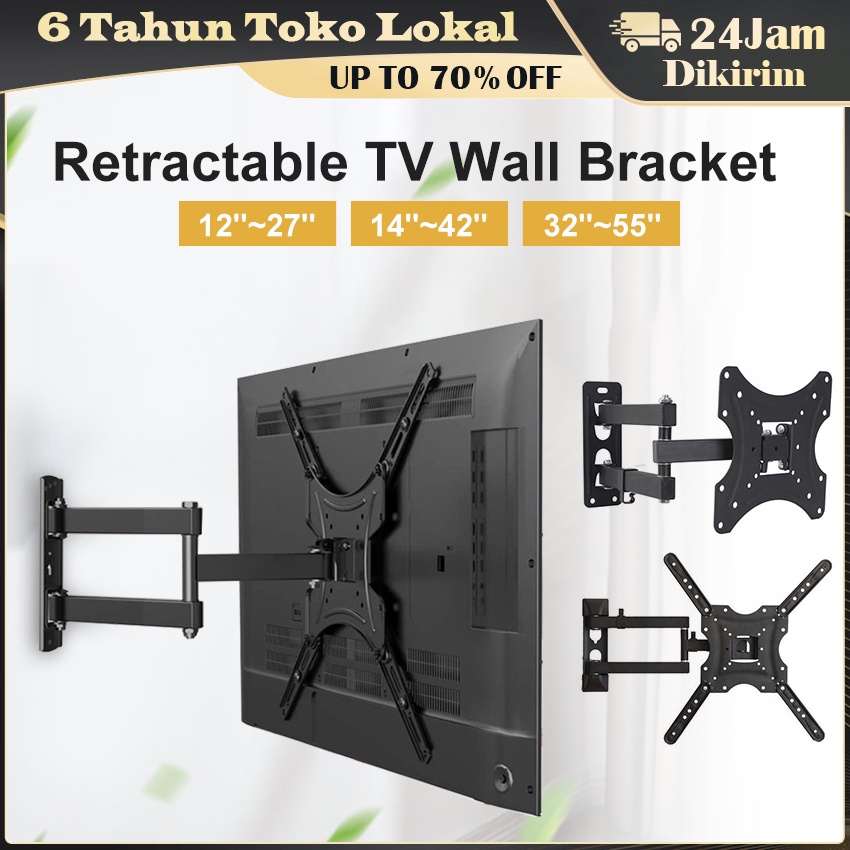 Jual Braket Pemasangan Tv Dinding Inci Holder Tv Metal Universal Untuk Layar Datar