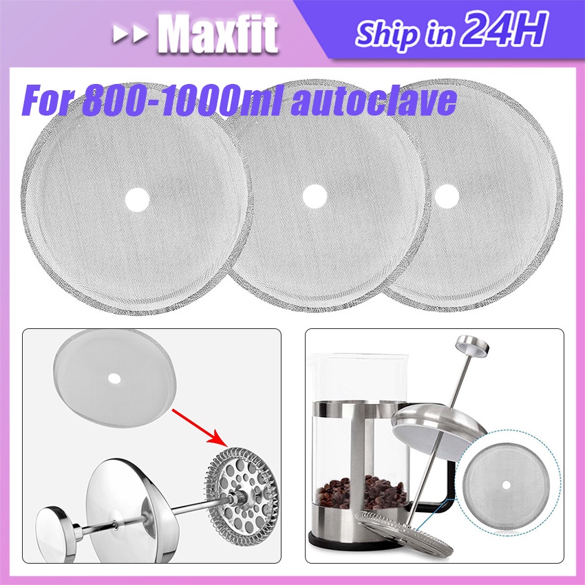 Jual Reusable Stainless Steel French Press Filter Coffee Maker