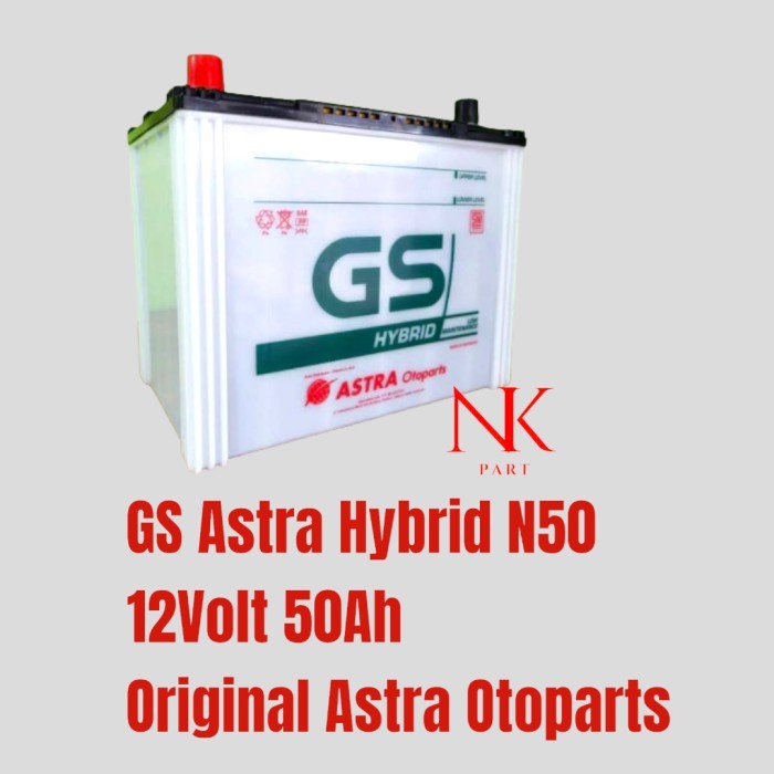 Jual Aki Mitsubishi Colt Diesel, Fuso, Truk Accu GS Astra Hybrid N50