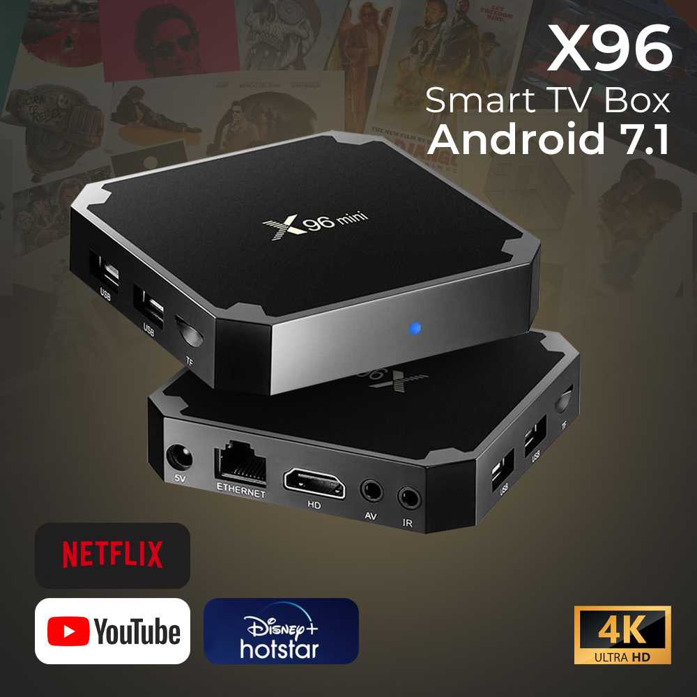 Jual [COD] X96 Smart TV Box Android 7.1 4K DDR3 1GB 8GB -RNS | Shopee ...