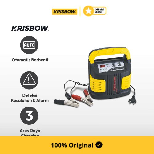 Jual Krisbow Battery Charger Aki Mobil V A A A Erbc Shopee