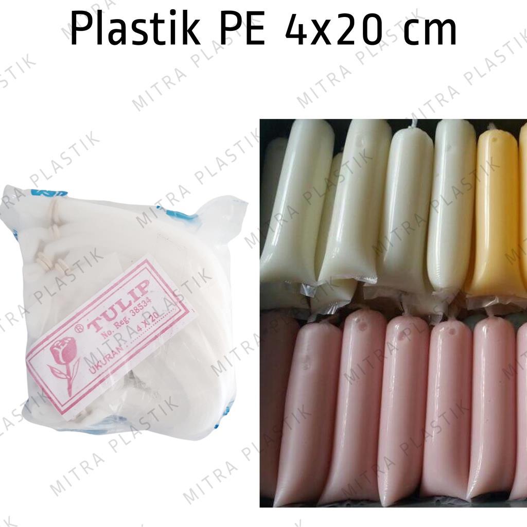 Jual Plastik Pe 4x20 Cm Plastik Es Lilin Mambo Batu Minyak Lentur Panjang Shopee Indonesia 5732
