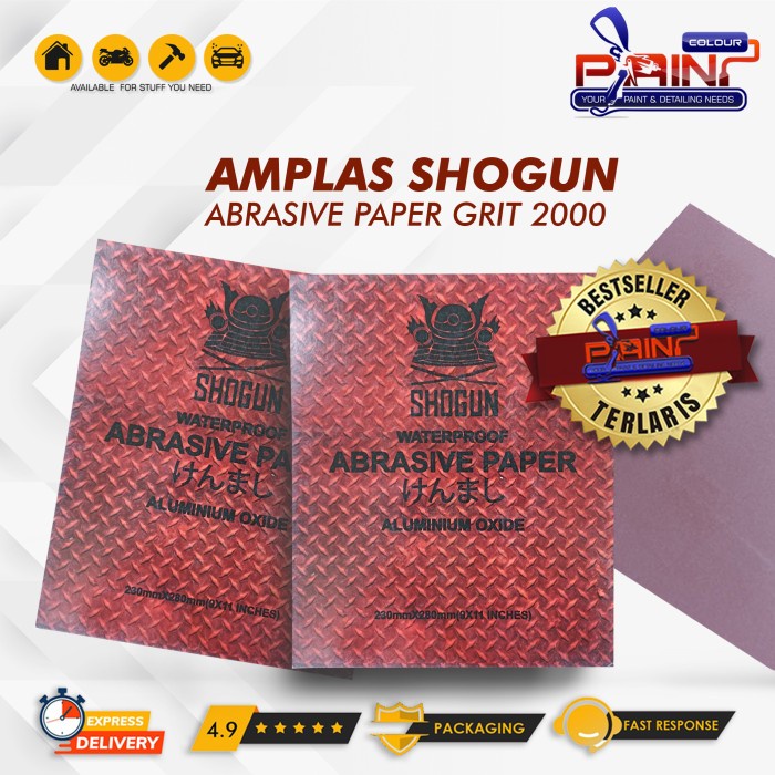 Jual Amplas/Ampelas/Hamplas/Hampelas SHOGUN Grit 2000 | Shopee Indonesia
