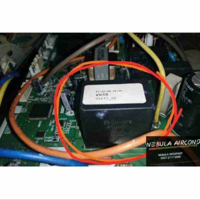 Jual Kapasitor Pcb Modul Inverter Ac Daikin Sh Spw Vdc Uf Eror