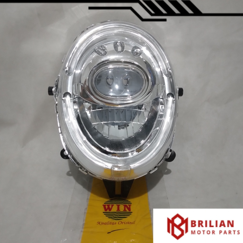 Jual Lampu Depan Scoopy 110 FI ESP + LED 2017 2018 2019 2020