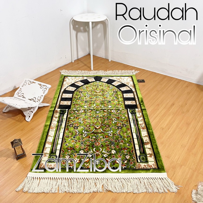 Jual Sajadah Karpet Motif Raudhah Uk besar Premium | Shopee Indonesia