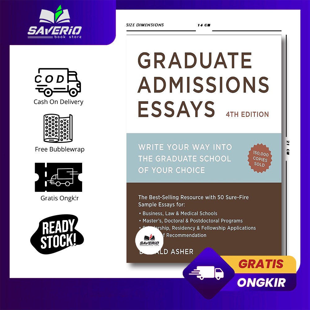 graduate admission essays by donald asher pdf