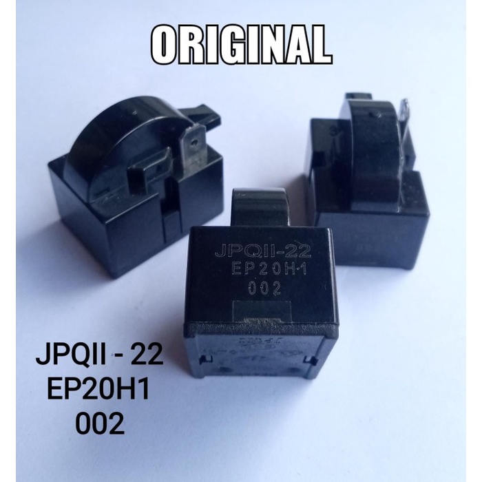 Jual Relay PTC Kompressor Kulkas Sharp 1in Soket Kanan JPQII22 EPH20H1