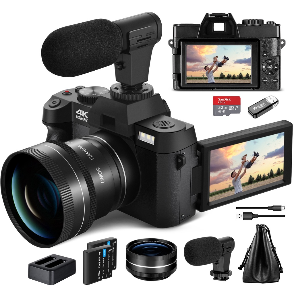 G-Anica – Caméra Numérique Compacte 4K WiFi – Appareil Photo Réseau Sans Fil – Ultra Portable