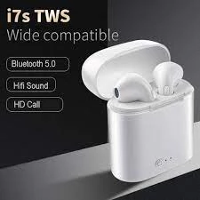 AL TWS Handsfree Headset Earphone Bluetooth I7s Double Pairing PREMIUM QUALITY