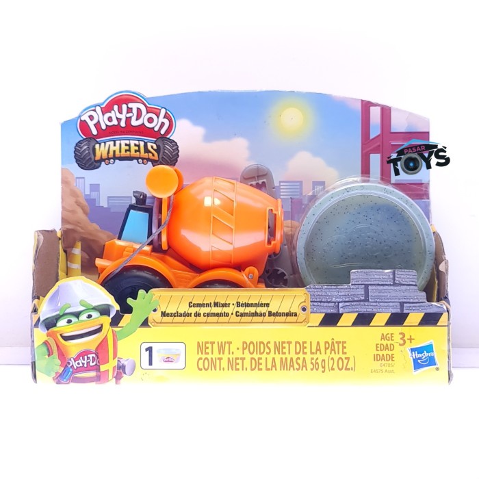 Play doh cheap wheels cement mixer