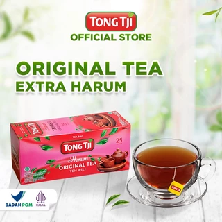 Tong Tji Extra Harum non Amplop 25s, Teh Celup per Pack