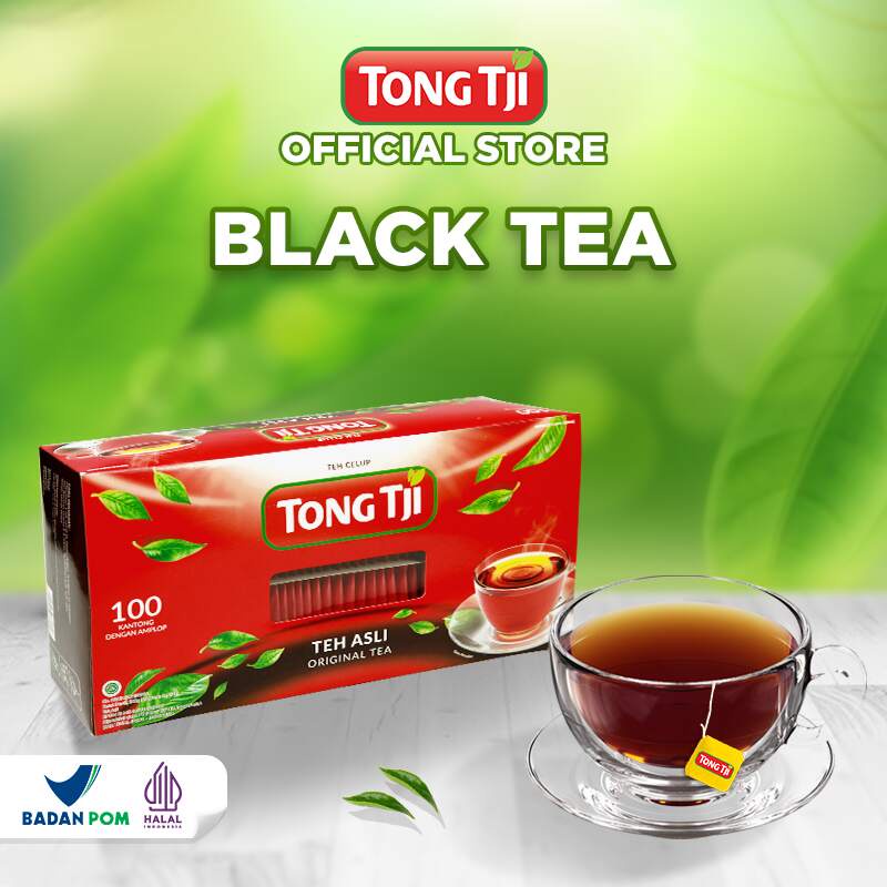 Jual Tong Tji Black Tea Teh Hitam Teh Celup Dgn Amplop 2 Gr X 100