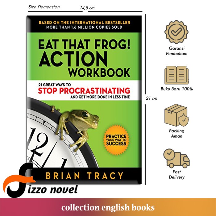 Jual Eat That Frog! Action Workbook - Brian Tracy (English) | Shopee ...