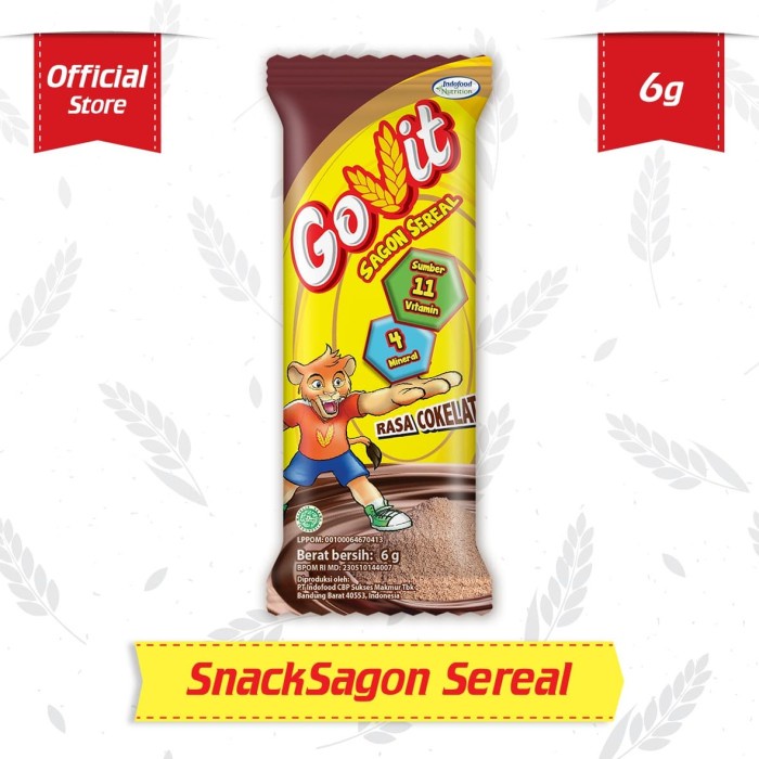 Jual Govit Cokelat Sachet 8 gr | Shopee Indonesia