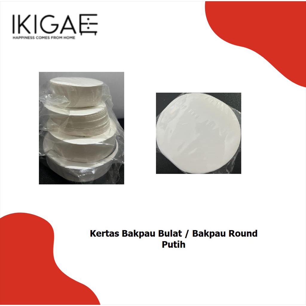 Jual KERTAS BAKPAO / ALAS BAKPAU / BAKPAU ROUND / ALAS BULAT ISI 500 ...
