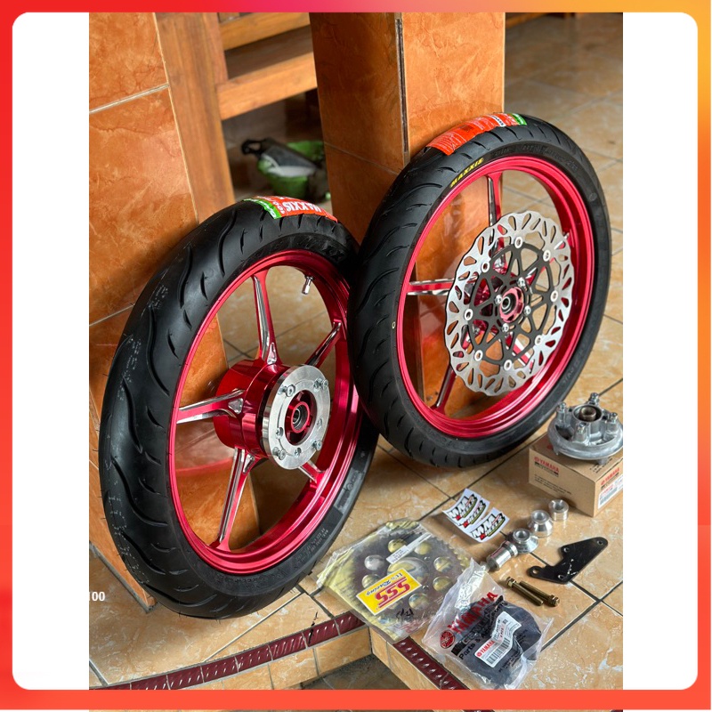 Jual Ready Sepaket Velg Enkei Pnp Crf Klx Dtracker Paket Tinggal Pasang Shopee Indonesia