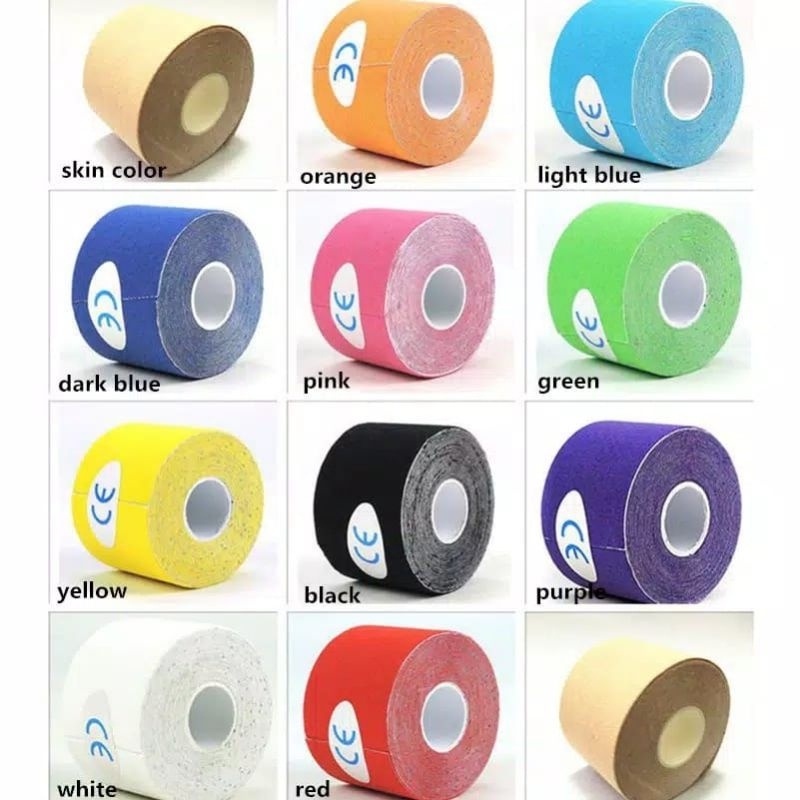 Jual Kinesiology Tape Plester/ Original Kinesio Tape Taping Kinesiology
