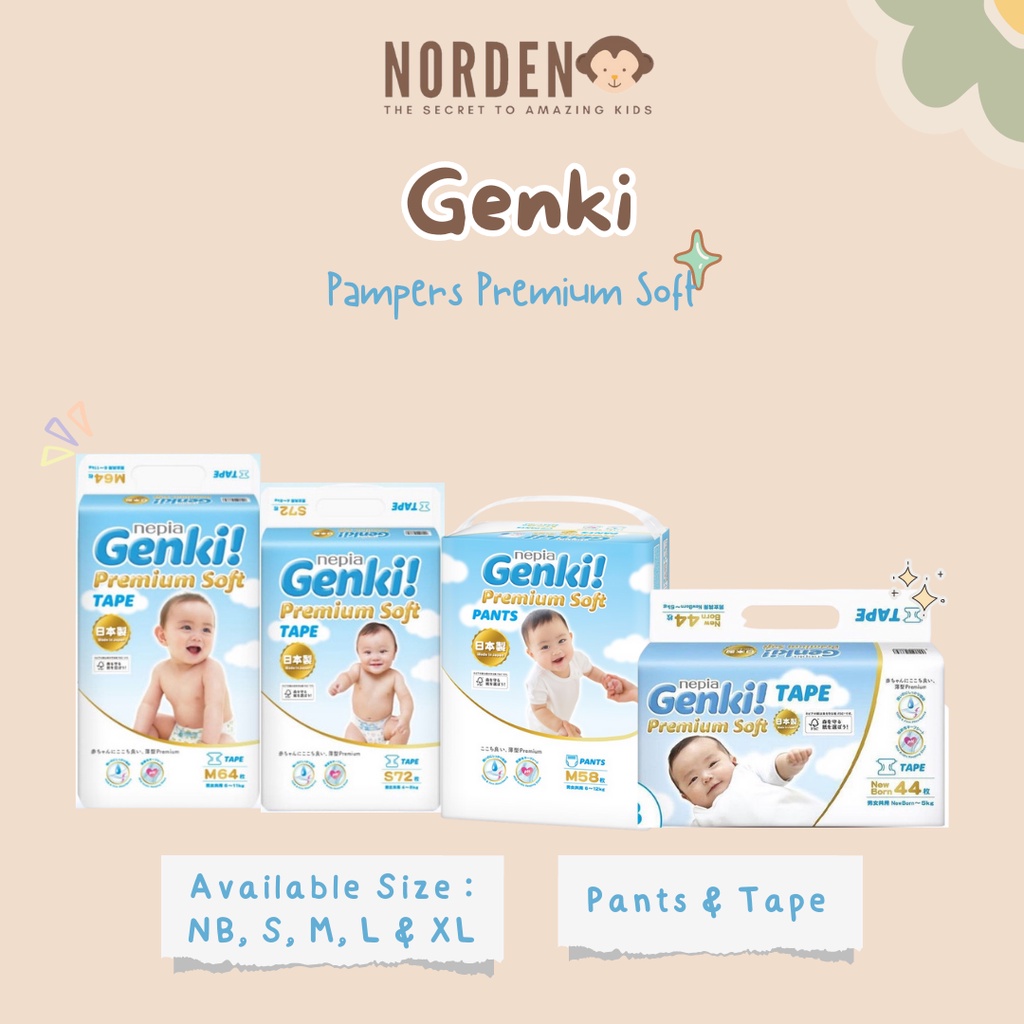 Pampers 2024 genki pants