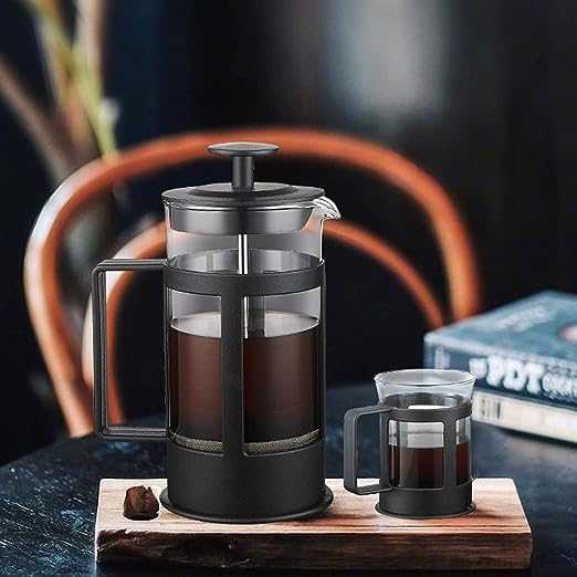 Jual [COD] Teko Kopi French Press Coffee Maker Pot 350 ml Kaca ...