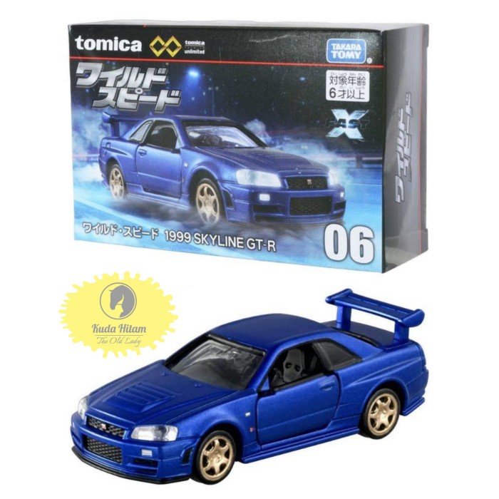 Jual Tomica Premium Unlimited 06 Nissan Skyline R34 GT-R Fast Furious ...