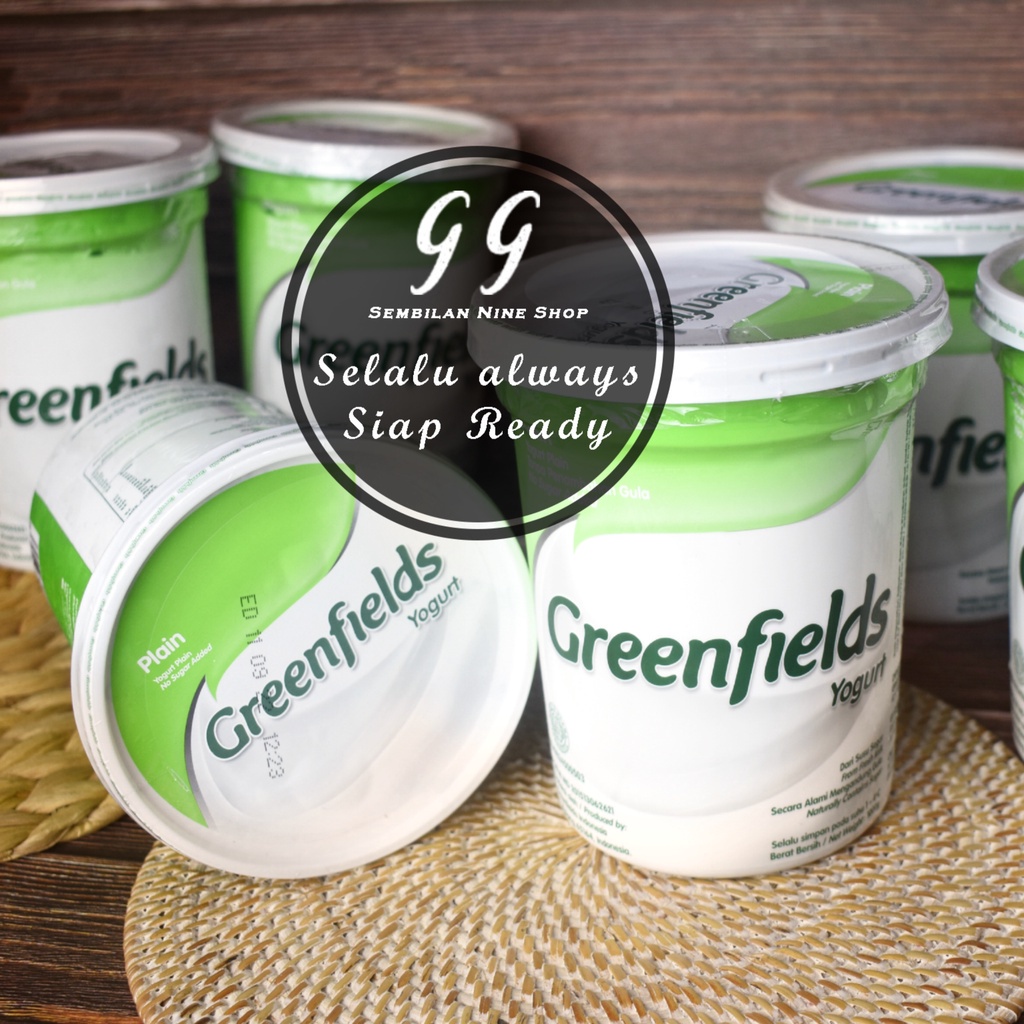 Jual Greenfields YOGURT PLAIN No Sugar Added 1 KG Tanpa Gula Green ...