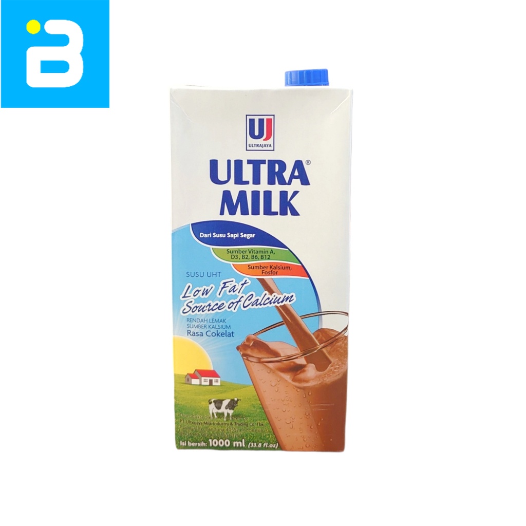 Jual Ultra Milk Uht Low Fat Coklat 1 L Shopee Indonesia