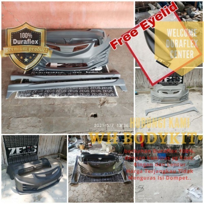 Jual BODYKIT JAZZ GD3 2004 2008 idsi Vtech Adaptasi MUGEN RS t4 body