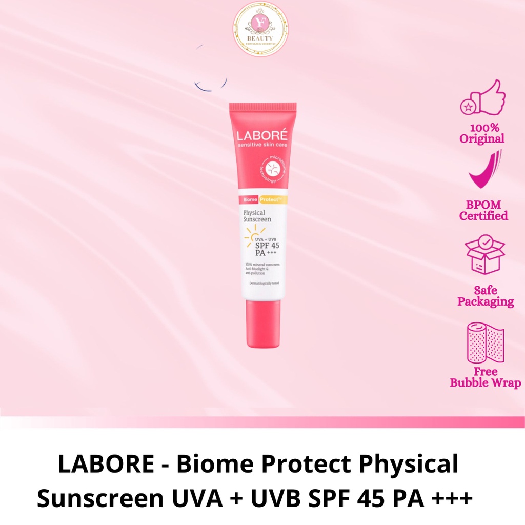 Jual YF BEAUTY LABORE - Biome Protect Physical Sunscreen UVA + UVB SPF ...