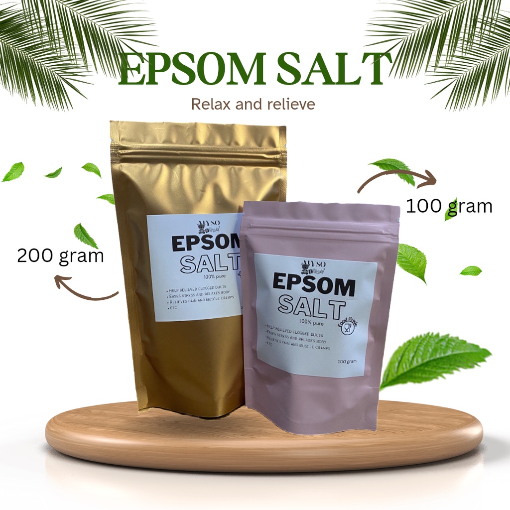 Jual Epsom salt / garam epsom / garam inggris untuk clogged ducts dan