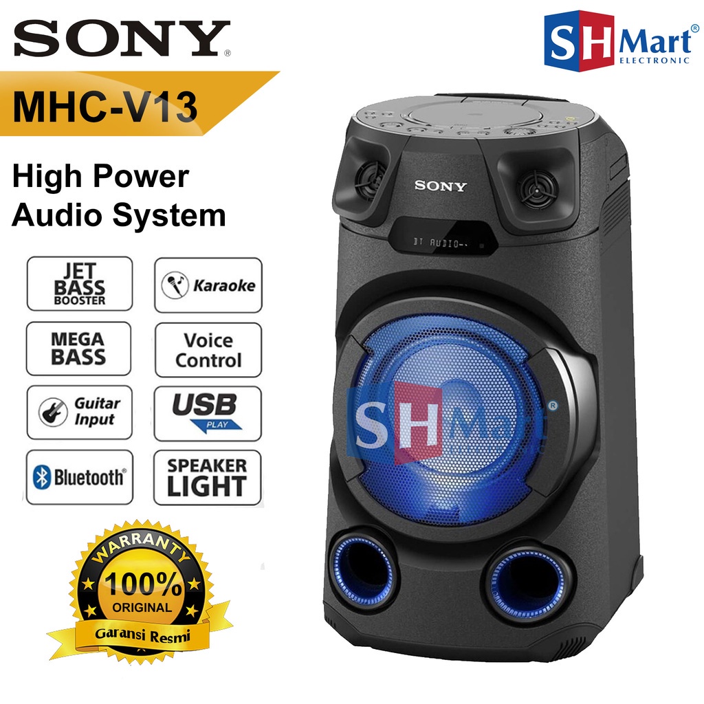 Jual SPEAKER SISTEM AUDIO SONY BLUETOOTH MHC-V13d / MHC-V43D / MHC-V83D ...