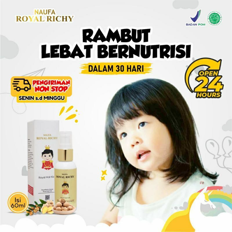 Jual RICHIE RICH ROYAL RICHY Vitamin Penumbuh Rambut - Naufa Royal ...