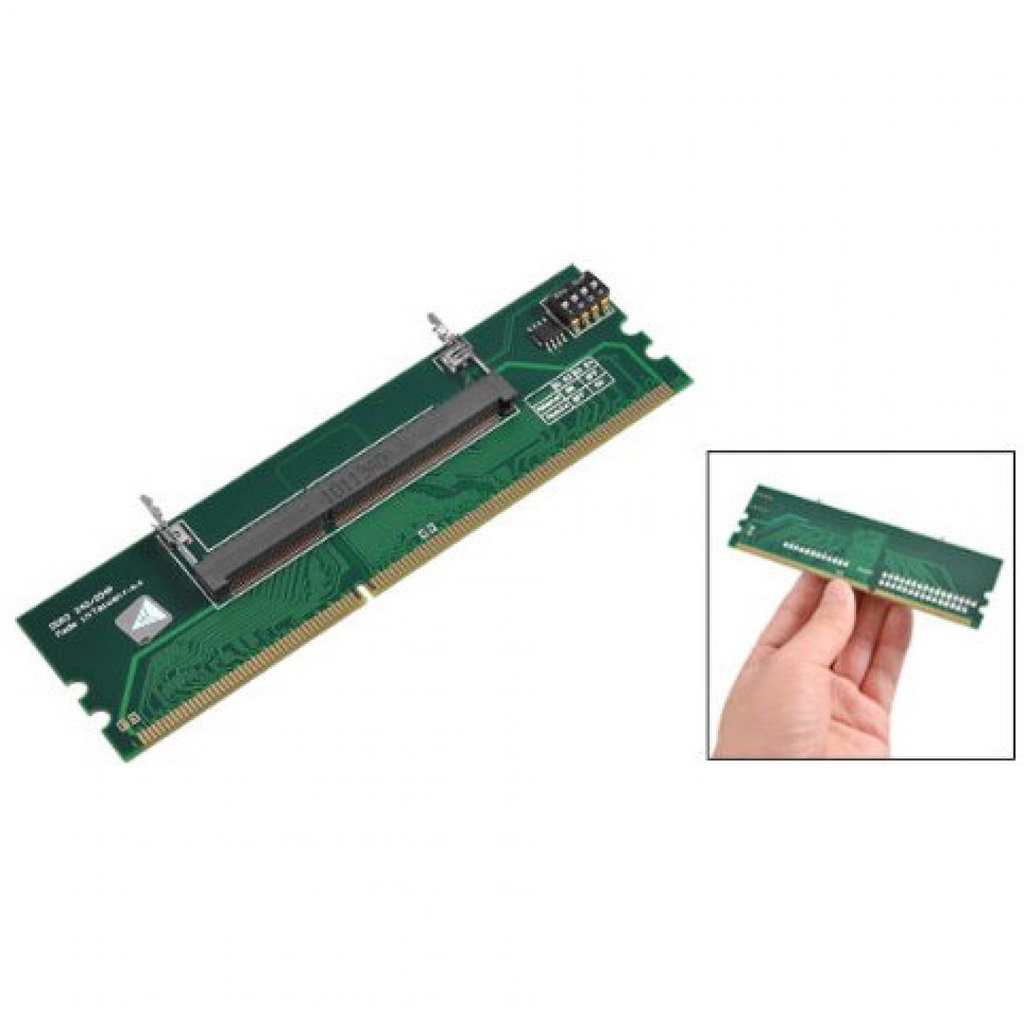 Jual RAM Adapter Converter SODIMM DDR3 Laptop To DIM DDR3 Desktop ...