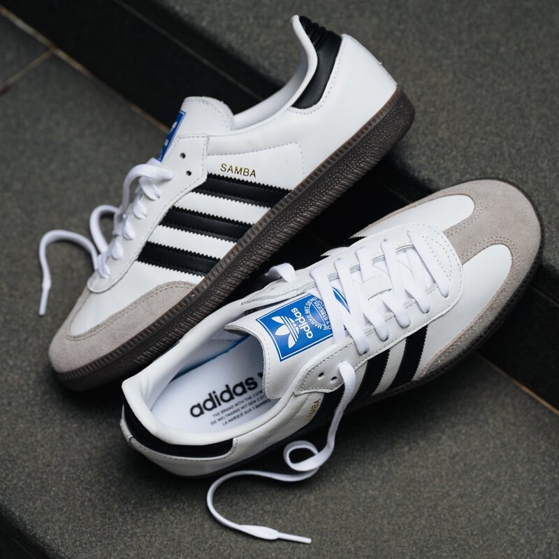 Jual Adidas Samba Og White Black Sol Gum Sneakers Pria Original