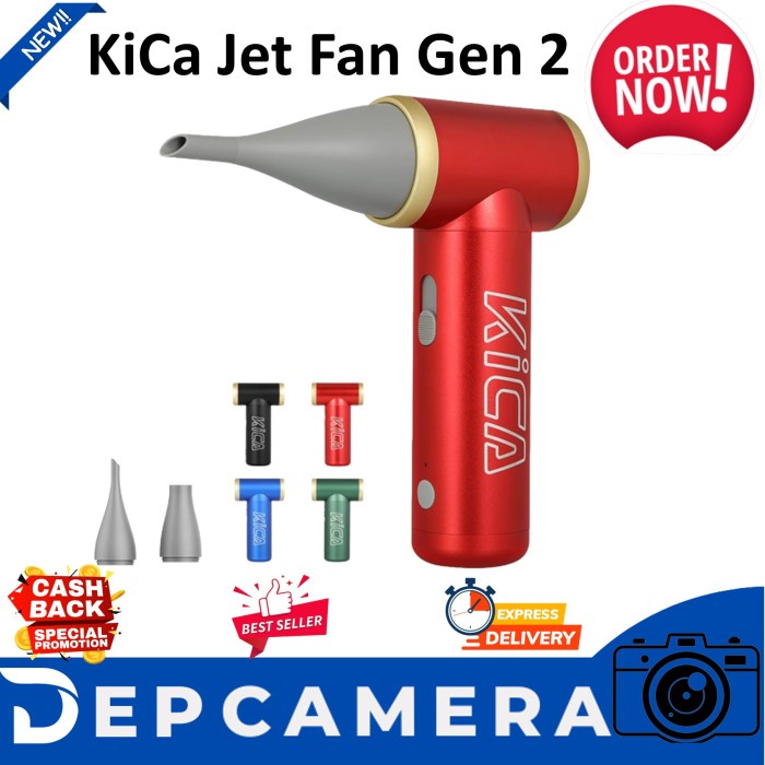 Jual KiCa Jet Fan Gen 2 Multifunction Fan Mini Portable JetFan II ...