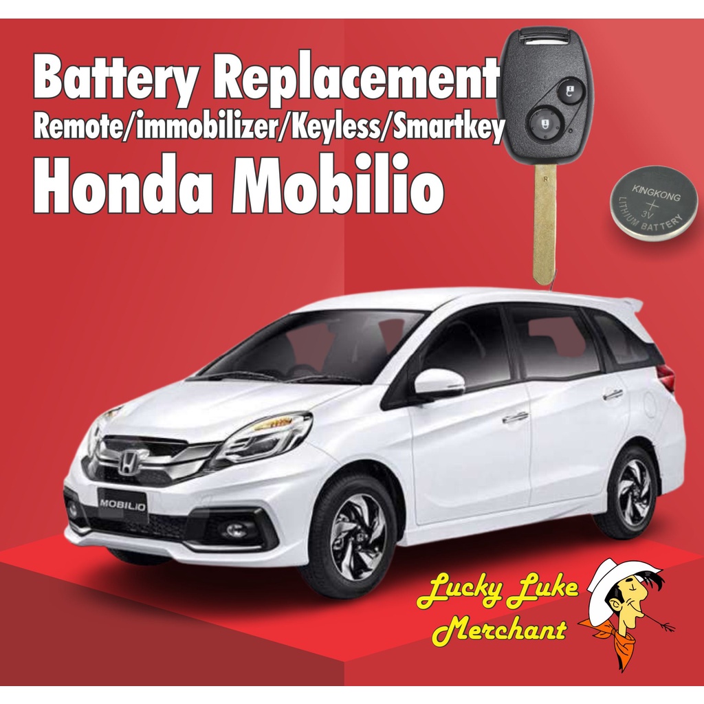 Jual Baterai Remote Kunci Mobil Honda Old Mobilio Key Immobilizer Keyless Smartkey Battery