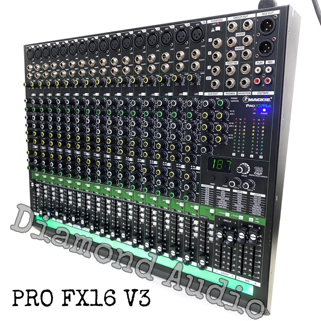 Jual Mixer Audio Mackie Pro Fx16 V3 Original Mixing 16 Channel Fx 16