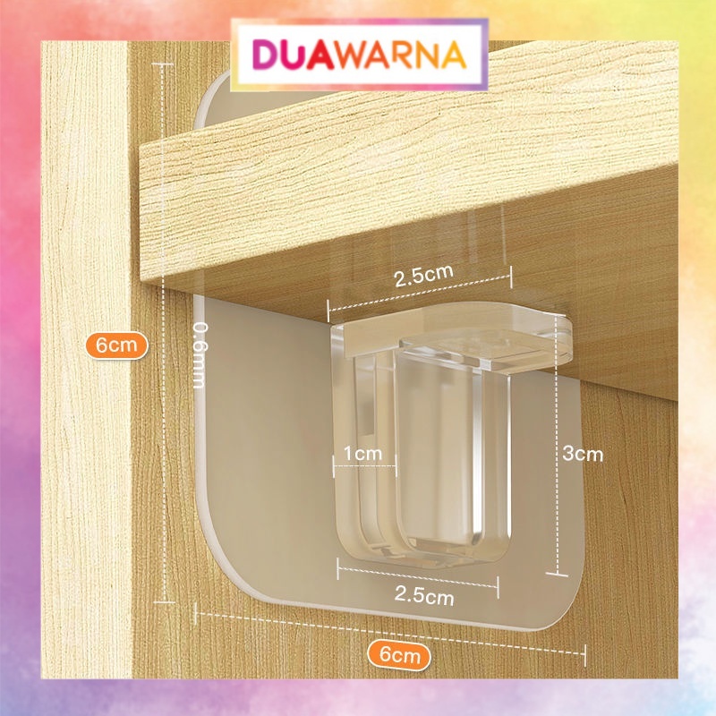 Jual DuaWarna Siku penyangga ambalan laci siku penopang partisi siku ...