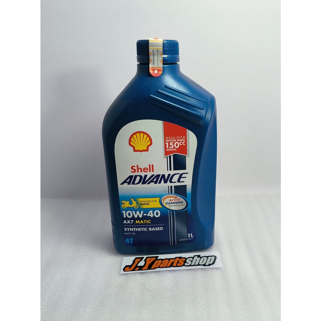 Jual OLI MESIN SHELL ADVANCE 4T AX7 MATIC 10W 40 1L ASLI | Shopee Indonesia