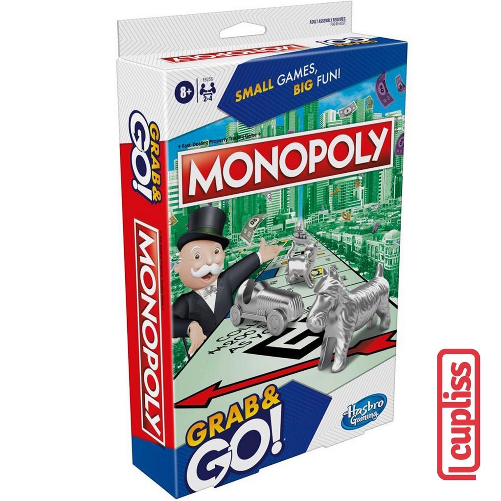 Jual Hasbro Board Game F8256 Monopoly Grab and Go | Shopee Indonesia