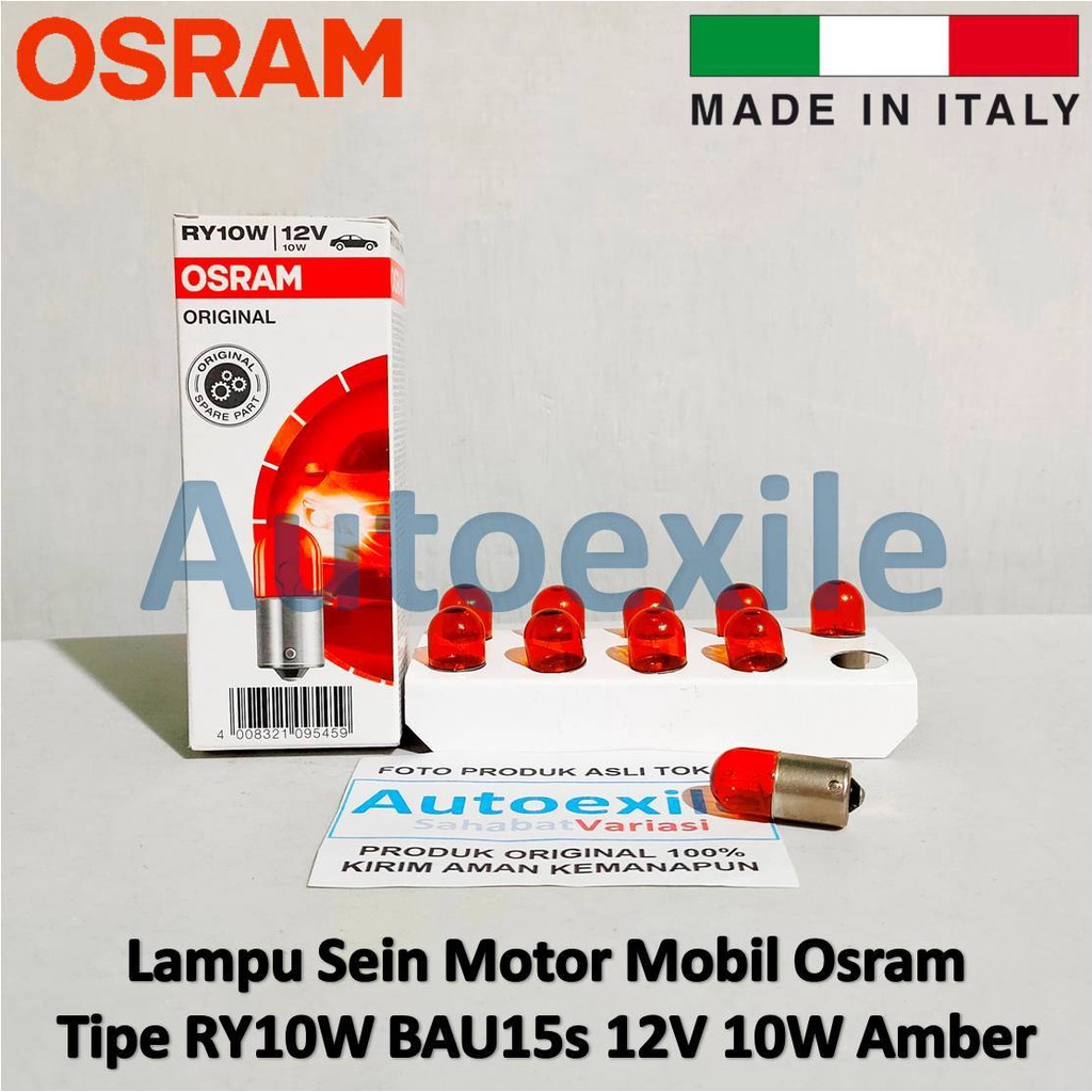 Ballack Lampadina RY10W Arancio 12V 10W – 2 Pezzi, Omologata ECE R37, Tipo BAU15S - 3