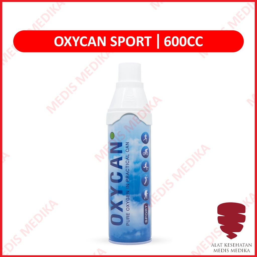 Jual Oxycan Sport 600 Cc Alat Bantu Pernafasan Oksigen Oxygen Portable Tabung Kaleng 600cc 