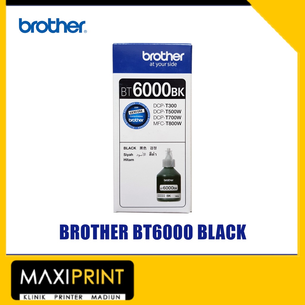 Jual Tinta Brother Bt 6000 Bt6000 Black Original Bt6000bk Shopee Indonesia 